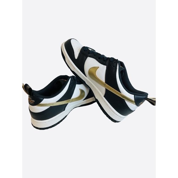 Nike Dunk Low SE (GS) Off Noir/Metallic Pewter DH9764-001 Youth Size 7Y 8.5 Wmns - Picture 9 of 11